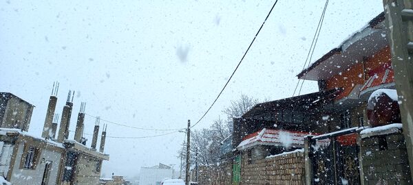 برف پاییزی در کوهرنگ