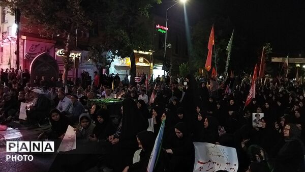 اجتماعات شبانه با حضور مردم غیور  شهرستان نیشابور