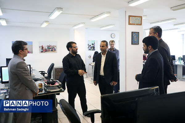 بازدید دبیر قرارگاه عدالت تربیتی وزارت آموزش و پرورش از خبرگزاری پانا