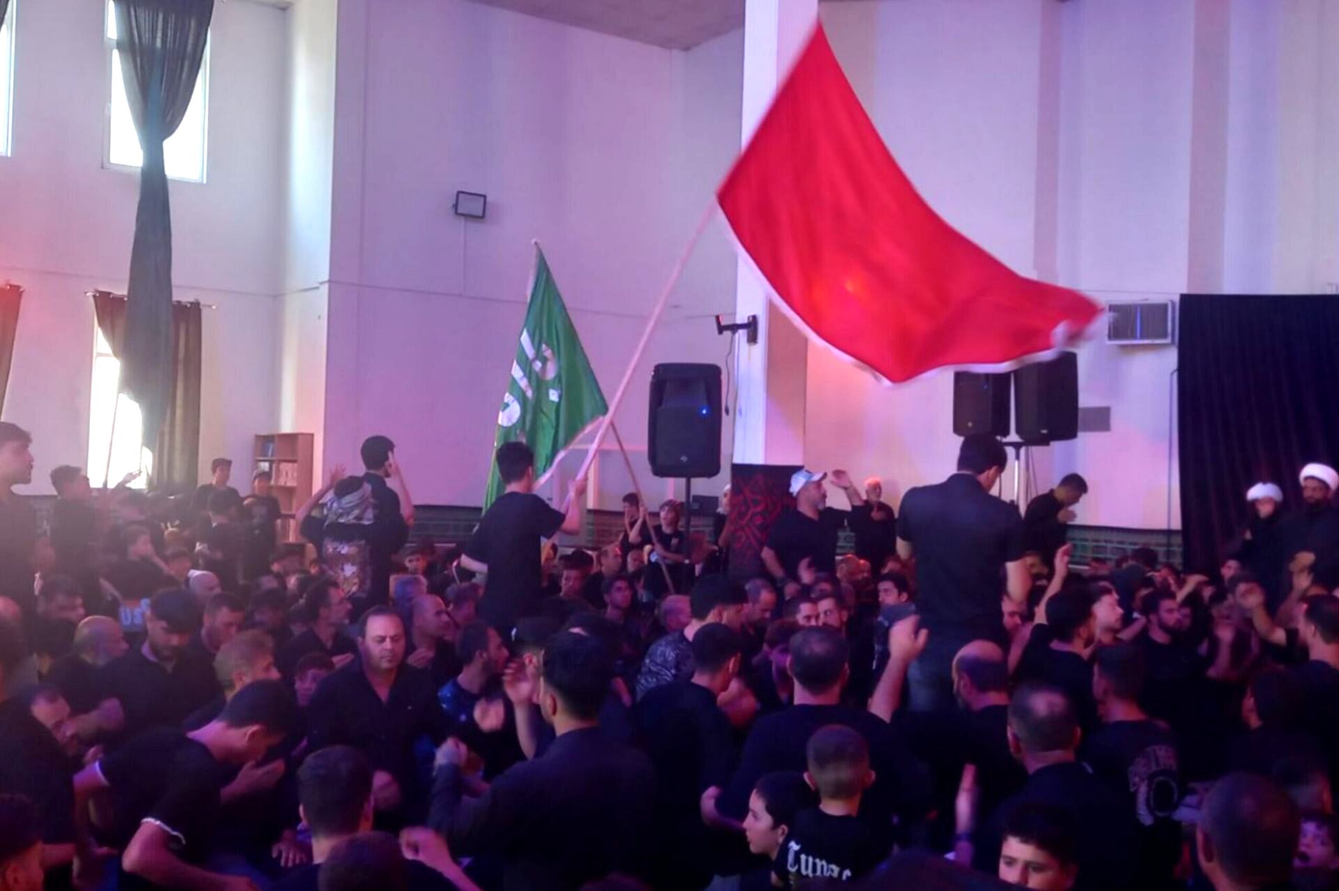 تاسوعای حسینی در مسجد جامع شهرک شهید آبشناسان