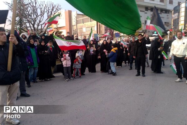 حضور مردم پردیس برای خنثی کردن حرکات  احتمالی مزدوران صهیونی