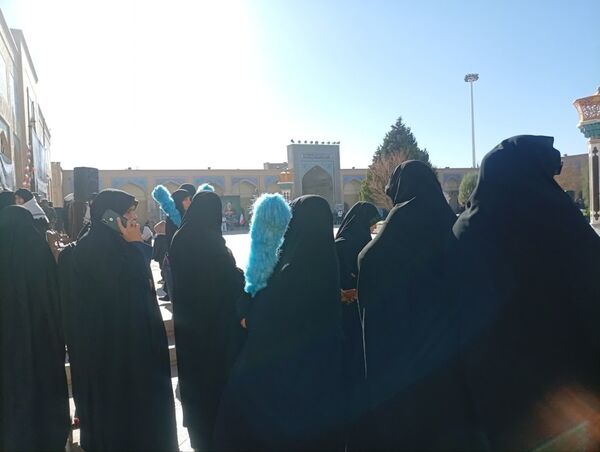آرامگاه مدرس کاشمرصحنه تجدید میثاق بسیجیان در هفته بسیج  