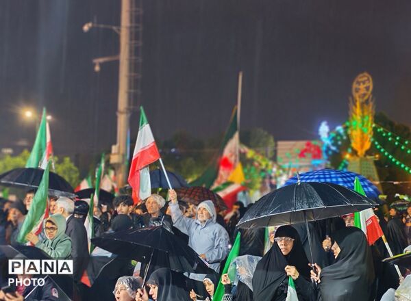 بیعت با امام زیر باران رحمت الهی
