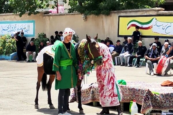 مراسم شبیه خوانی روز عاشورا در شهرستان طالقان