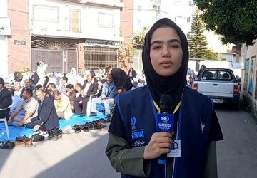 عید فطر عید بندگی در آمل 
