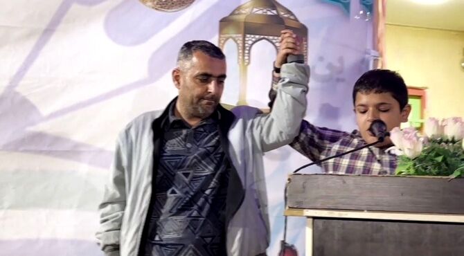 جشن تکلیف دانش‌آموزان مدرسه رسالت بندرلنگه