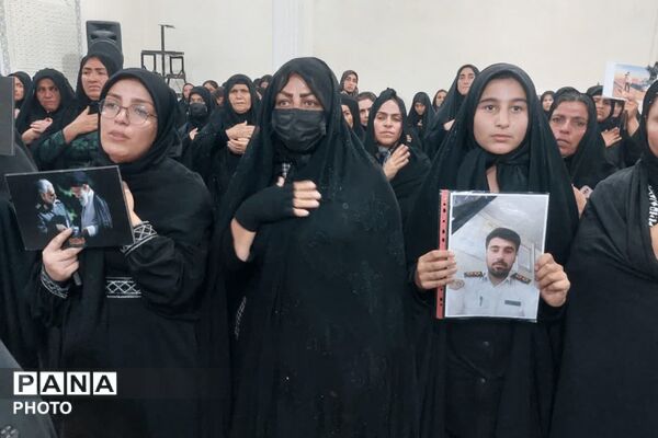 سوگواری مردم روستاهای شهر قلعه رئیسی در پی شهادت رهبر انقلاب