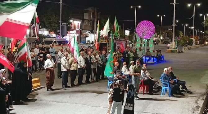 حضور پرشور و در رنگ شهرستان معمولان در دویست و سومین شب تجمعات 