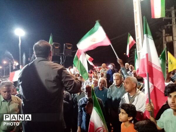 مردم فین هرمزگان با آرمان‌های انقلاب اسلامی