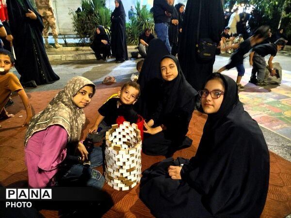 فعالیت موکب کودک فرهنگیان در قاب پانا 