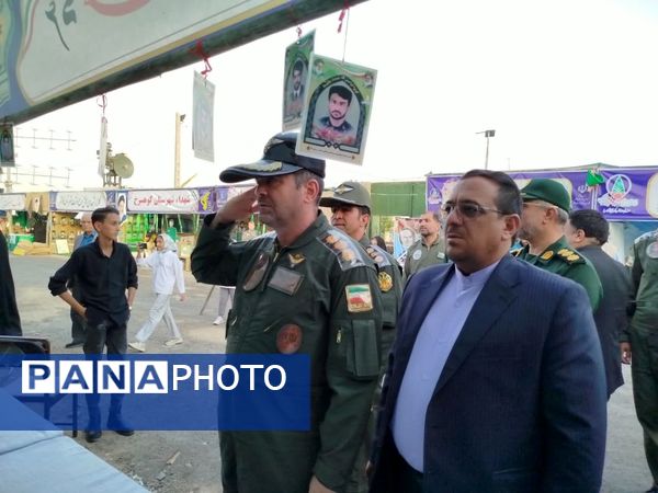بازدید فرمانده پایگاه پنجم رزمی هوانیروز مشهد از دومین کنگره ملی شهید مدرس (ره) 