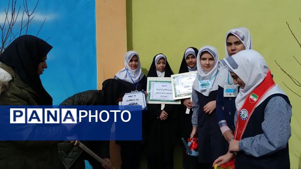 مراسم درخت‌کاری در زنجان