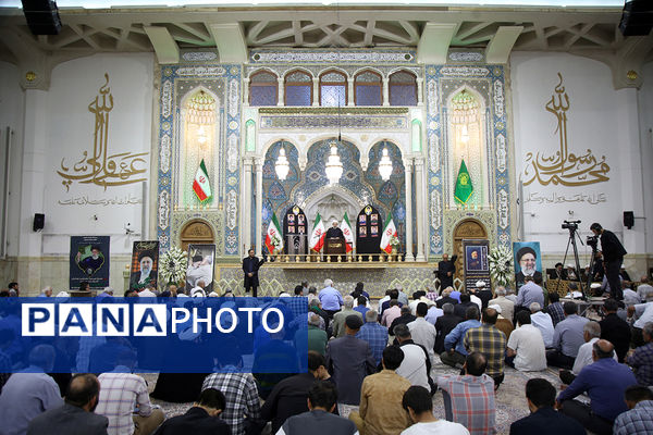 مراسم هفتم شهدای خدمت با حضور سرپرست ریاست جمهوری در قم