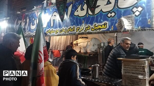 چایخانه امام زمان ( عج) در سی و نهمین شب از اجتماعات مردمی 