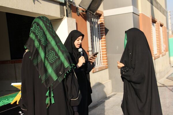 مراسم شهادت حضرت فاطمه زهرا(س) در مدارس بهارستان‌دو