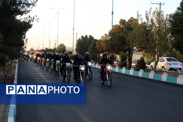 مراسم استقبال ار هفت شهید گمنام در یزد 