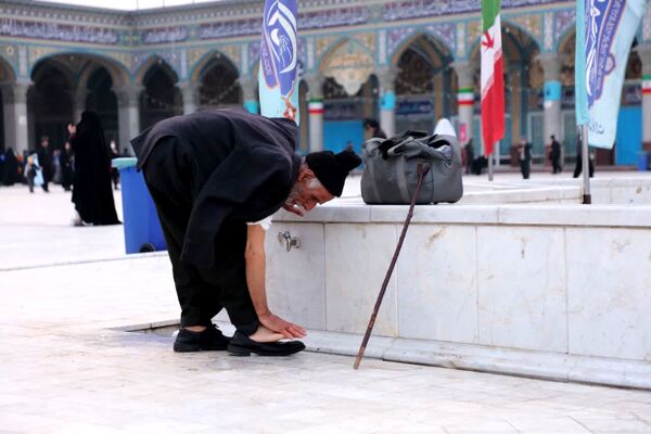 حال و هوای مسجد جمکران قبل از برپایی جشن‌ نیمه شعبان