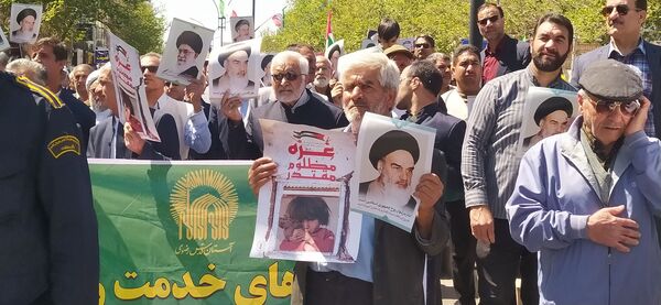 حضور مردم ولایتمدار شهرستان کاشمر در راهپیمایی روز جهانی قدس