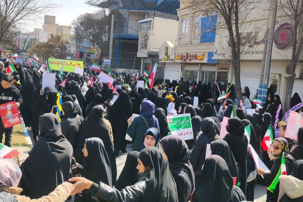 لبیک مردم شهرستان شیروان به رهبری با حضور باشکوه در راهپیمایی روز قدس