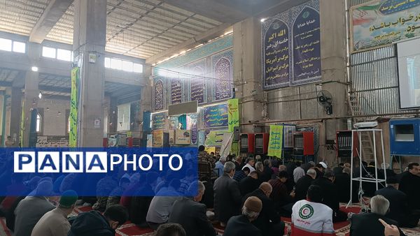 نماز عبادی سیاسی جمعه در هفته بسیج مستضعفین در نیشابور 