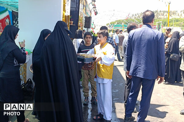 آموزش و پرورش خراسان شمالی در کنار زائران؛ از مشاوره تا خدمات سلامت در موکب باباامان
