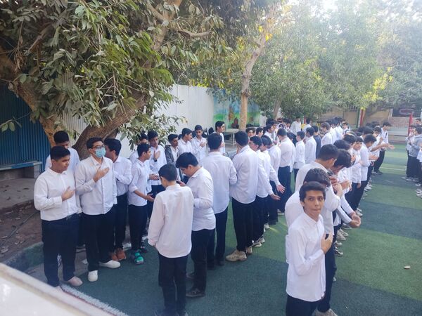 سخنرانی معنوی و مداحی ویژه فاطمیه در مدرسه جاوید