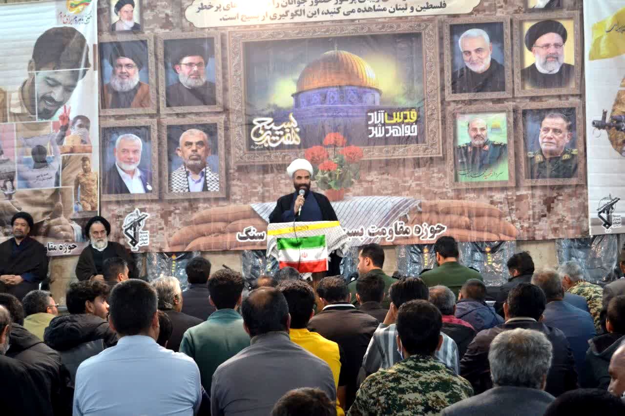 همایش بزرگ اقتدار بسیجیان در شهر رباطسنگ
