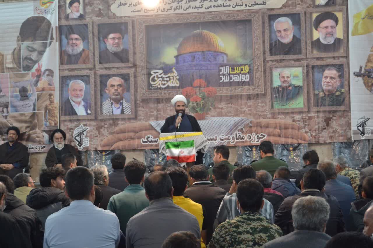 همایش بزرگ اقتدار بسیجیان در شهر رباطسنگ