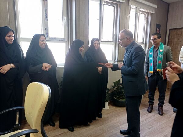 دیدار دانش‌آموزان مدرسه مهندس رحمانی فرد با مسولین اداره ناحیه یک مشهد مقدس 