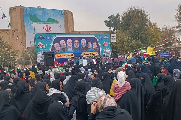  راهپیمایی ۱۳آبان در شهرستان ورامین
