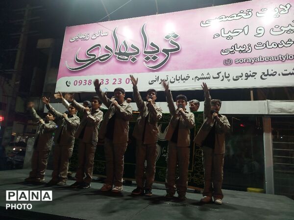  رنگ و بوی حیدری  شب عید غدیر در تجمعات مردم رجایی‌شهر کرج