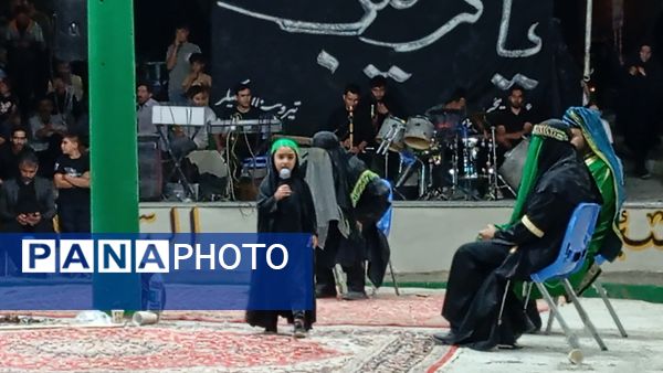 اجرای تعزیه شهادت حضرت علی اکبر(ع)