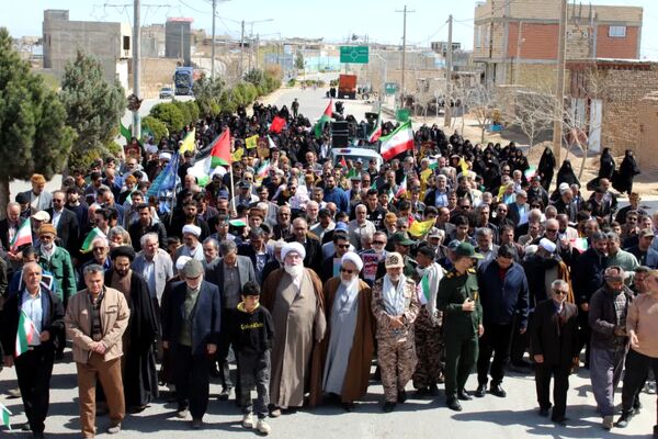 راهپیمایی روزجهانی قدس در شهر درق