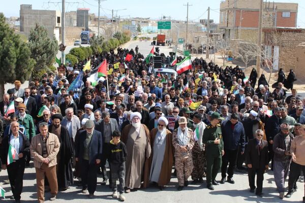 راهپیمایی روزجهانی قدس در شهر درق
