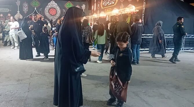 بازآفرینی عاشورا در پاتوق دانش‌آموزی باران 