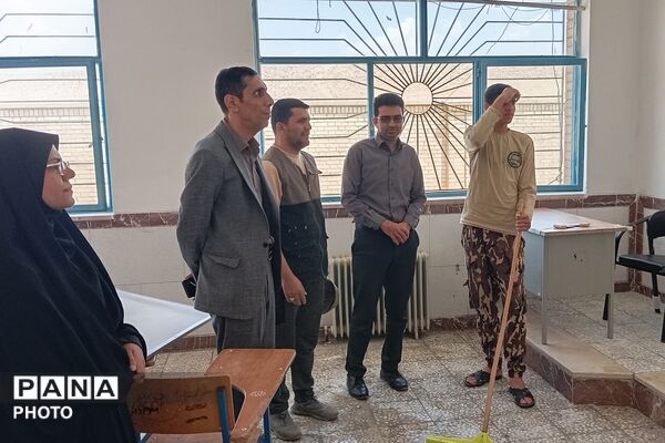 دانش‌آموزان جهادی شهرستان بن به استقبال سال تحصیلی جدید رفتند