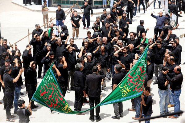 عزاداری روز تاسوعا در مسجد مقدس جمکران