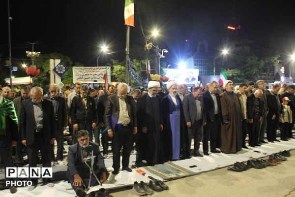 تجمع گسترده شهروندان بجنورد در حمایت از اقتدار کشور
