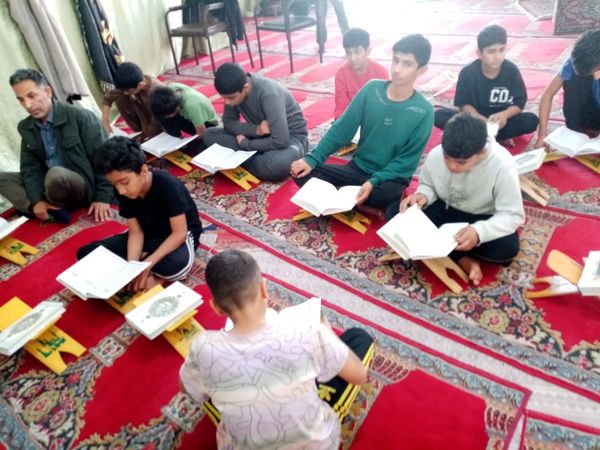 اعتکاف در مسجد حضرت‌‌‌ابوالفضل(ع) محله مارم باغ شهر فین  