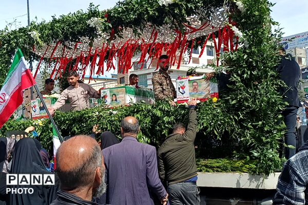 پردیس میزبان تشییع و تدفین پیکر خانواده شهید دهقان‌زاده 