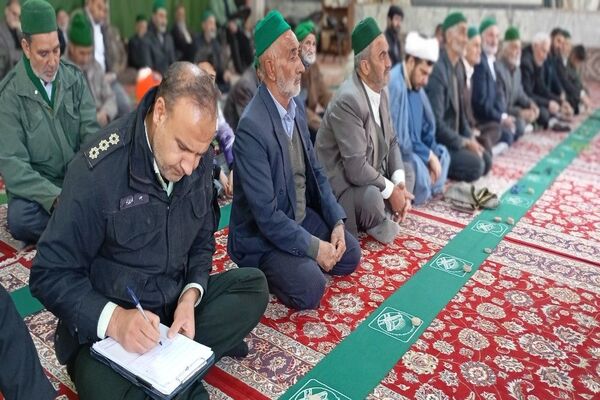 اقامه نماز عبادی،سیاسی جمعه همزمان با ایام دهه فجر در شهر بار نیشابور