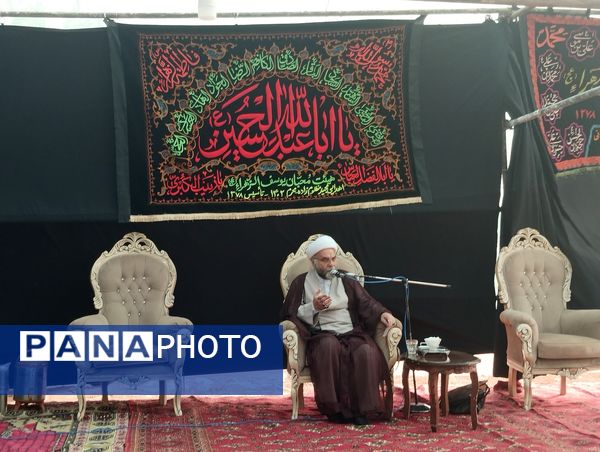 محفل نورانی دعای عرفه در گلزار شهدای شهرک طرق 