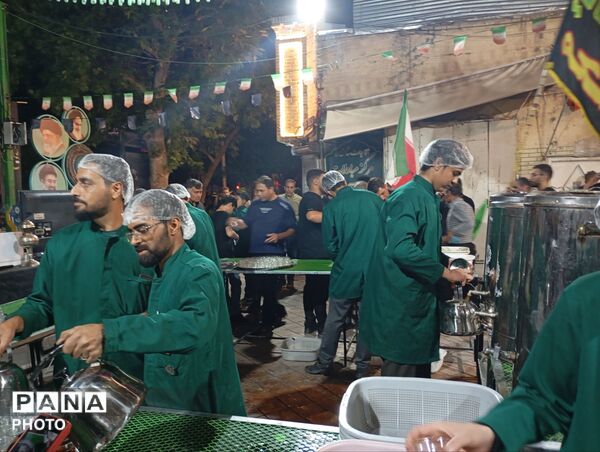 چایخانه حضرت زهرا(س) در شب پنجم محرم در نیشابور