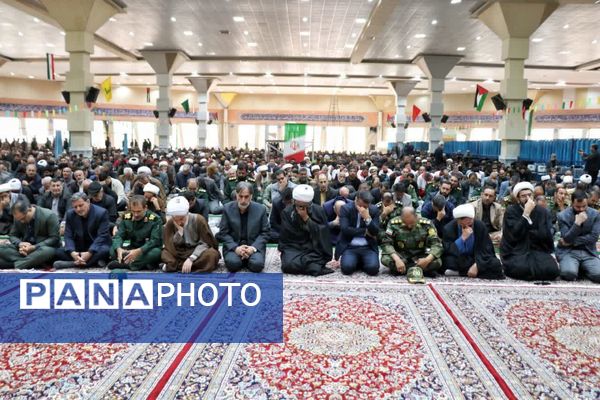 آیین یادبود شهیدان خدمت در مصلای امام خمینی(ره)  شهرستان بجنورد