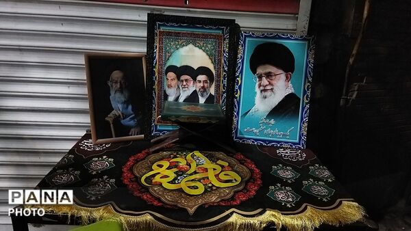 چایخانه حوزه علمیه گلشن در دویست و هجدهمین شب از اجتماعات مردمی نیشابور 