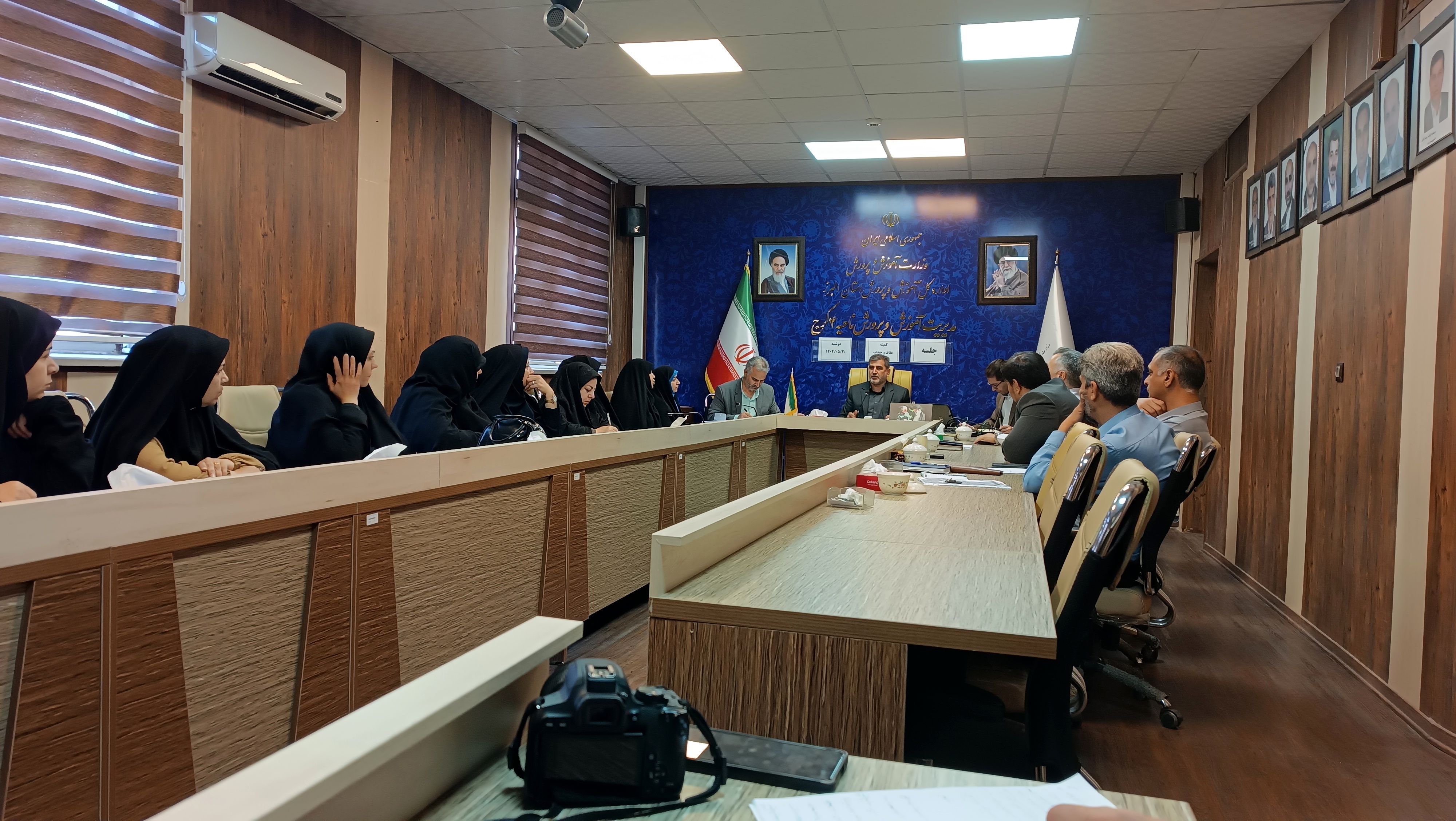 برگزاری جلسه کمیته عفاف و حجاب ناحیه ۴ کرج 