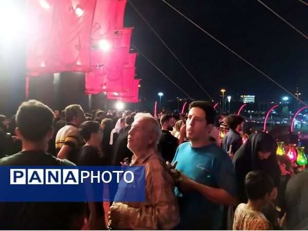حضور پرشور عاشقان اباعبدالله در کشتی نجات محرم