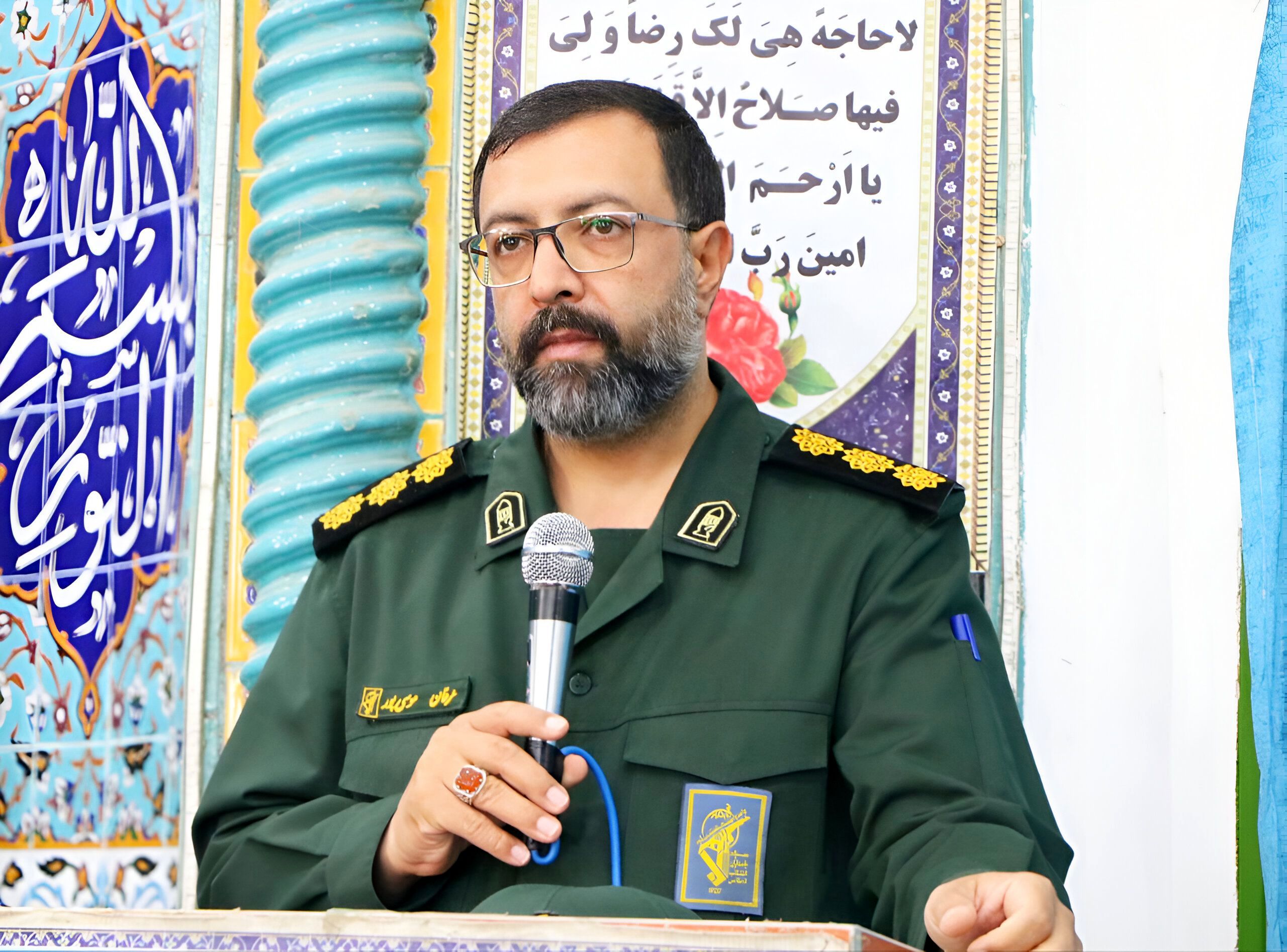 فرمانده سپاه ریگان: جوانان در جنگ ۱۲روزه حماسه آفریدند/ تا پای جان پشتیبان ولایت‌فقیه هستیم