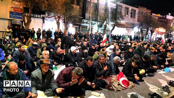 خروش مردمان انقلابی شهرستان ملایر به یاد رهبر شهید جمهوری اسلامی