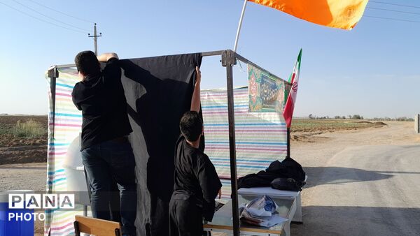 درگزین یک‌بار دیگر با جاماندگان اربعین به عشق حسین(ع) گره خورد